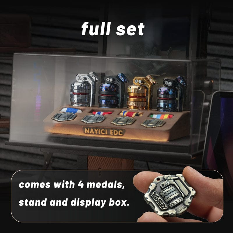 MUYI 只禁优惠代码 DEMOMAN Set (mokume+zircuti+mokuti+damasteel) ships in 120 days