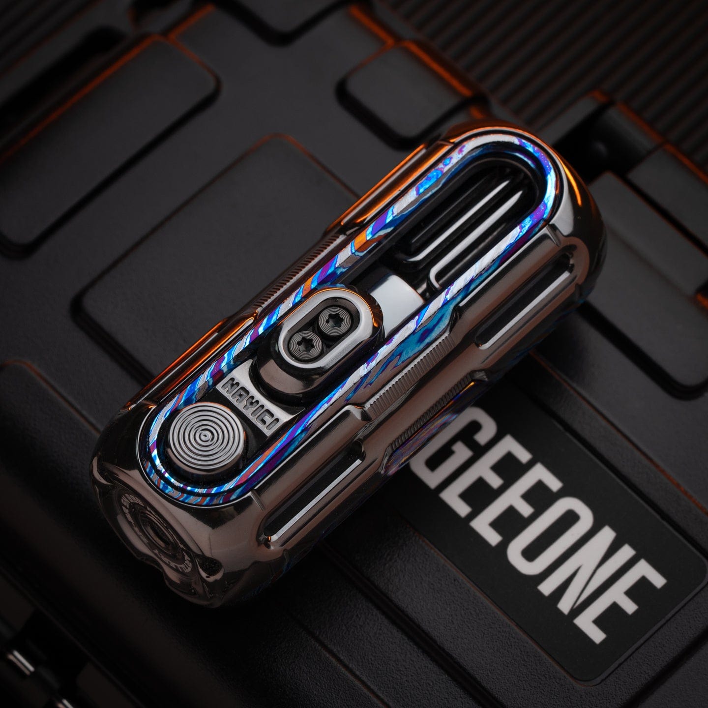 MUYI Fidget Slider ARTILLERY Polished Zirconium (Zircuti plate)