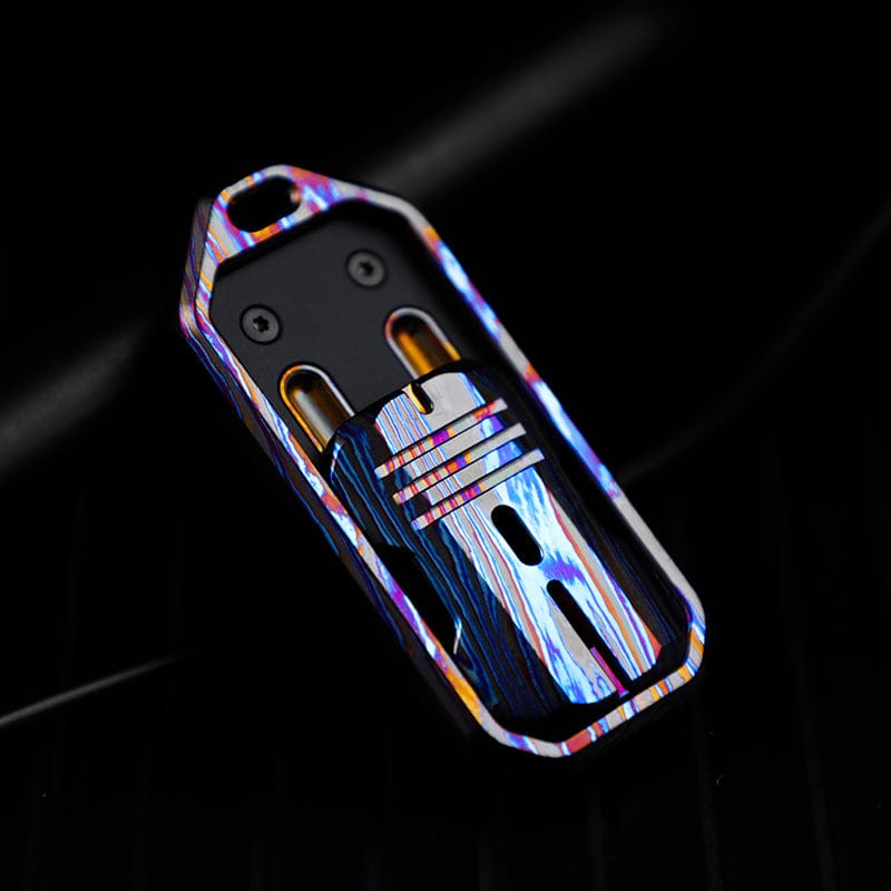 MUYI Fidget Slider Music Waves Slider Polished Zircuti