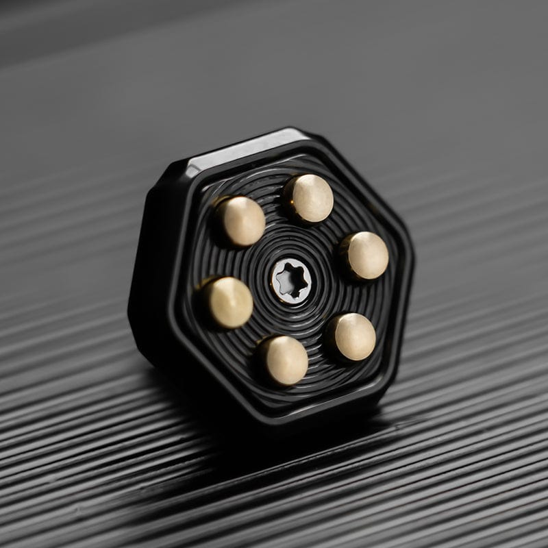 MUYI Fidget Slider Musketeer Zirconium+Brass gatling head (without the Musketeer)