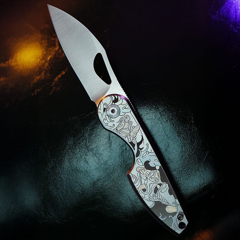 New Play Multi Tool Cangfeng & Dragon Knife Cangfeng-M390+Ti+laser engraving (ships on Feb.28)