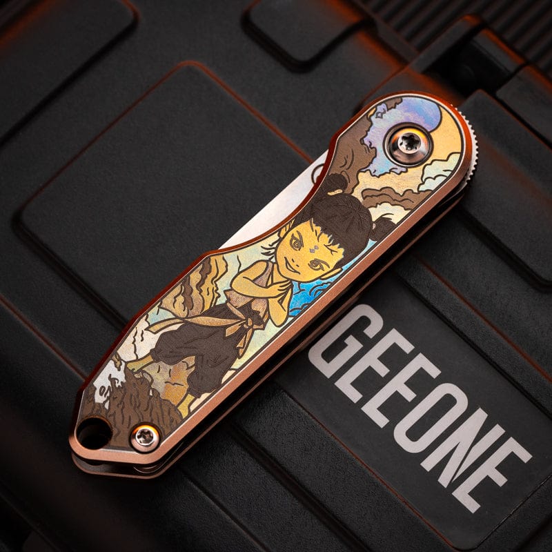 New Play Multi Tool Yu Jingzi ZDP189+Titanium engraving (Nezha)