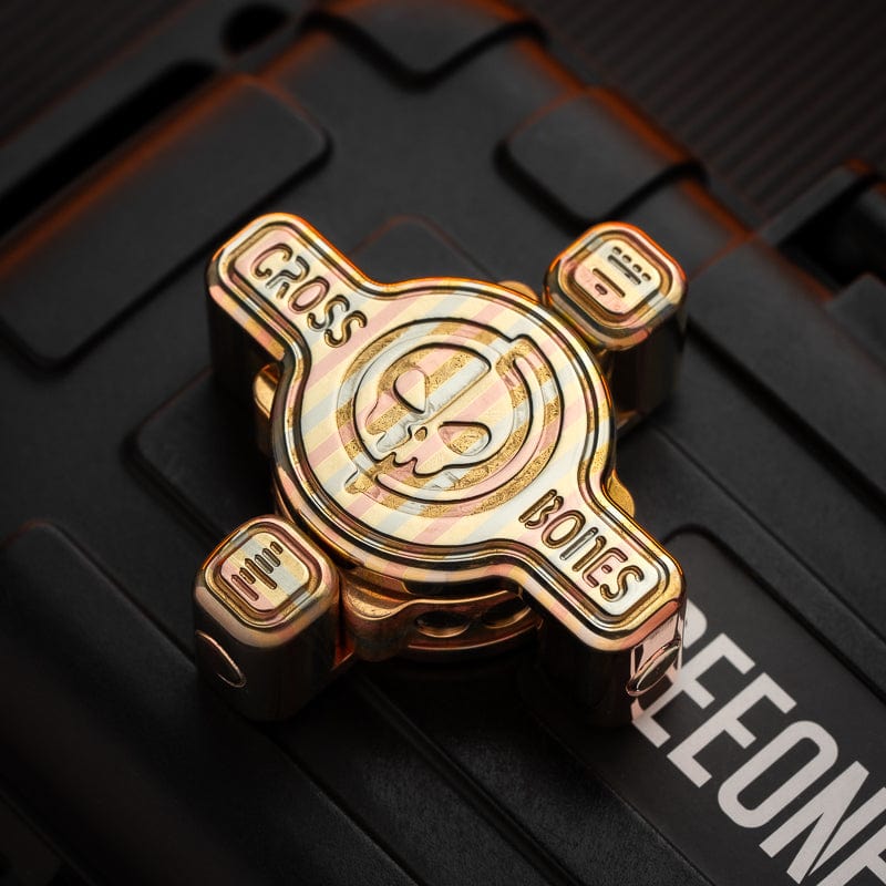Osseous Point Studio Fidget Slider Cross Bones Mokume(limited to 20)