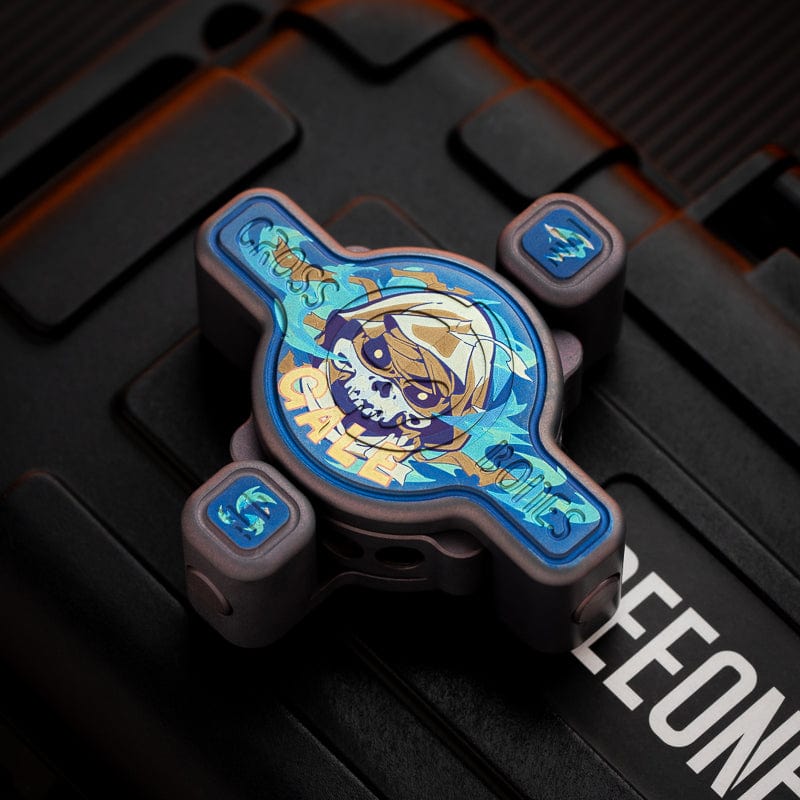 Osseous Point Studio Fidget Slider Cross Bones Titanium color(limited to 70)