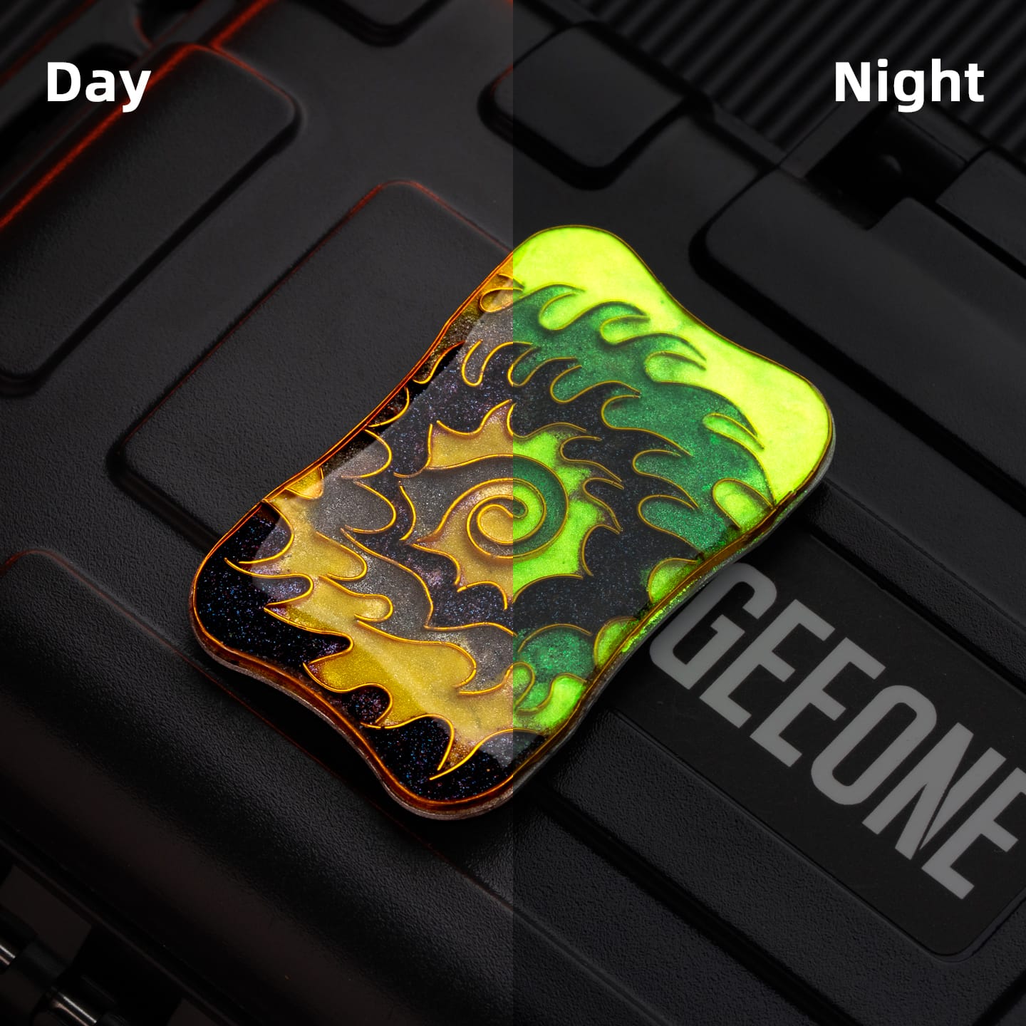 Peacock Fidget Slider Aura Sand Aura Sand Plate-Cloisonné / Mochen (1pc) without main body