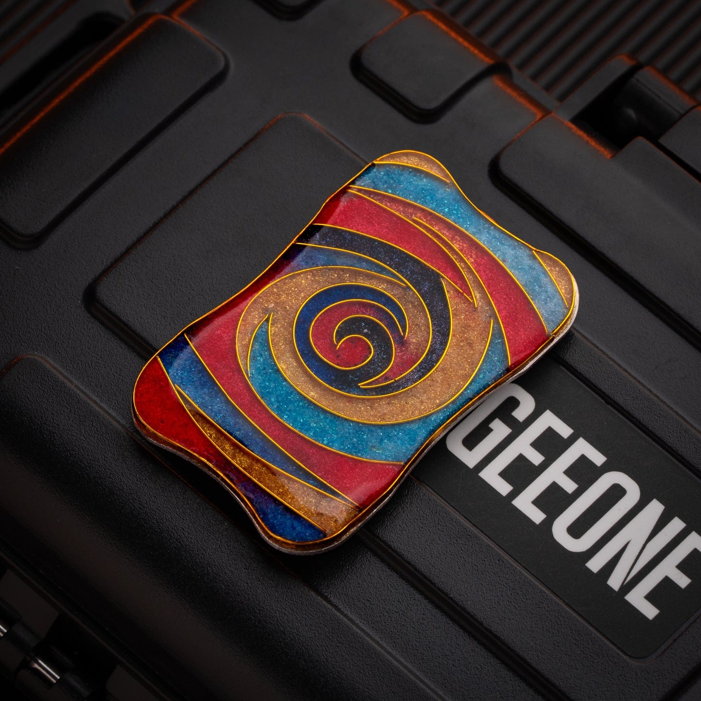 Peacock Fidget Slider Aura Sand Aura Sand Plate-Cloisonné / Rippling Gold (1pc) without main body