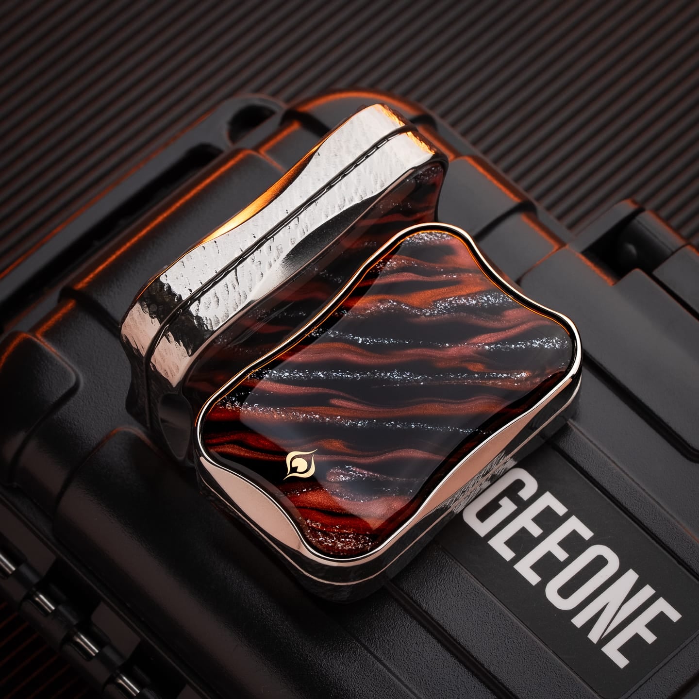 Peacock Fidget Slider Aura Sand Aura Sand / Titanium-ember (slim-pro version) GEEONE exclusive