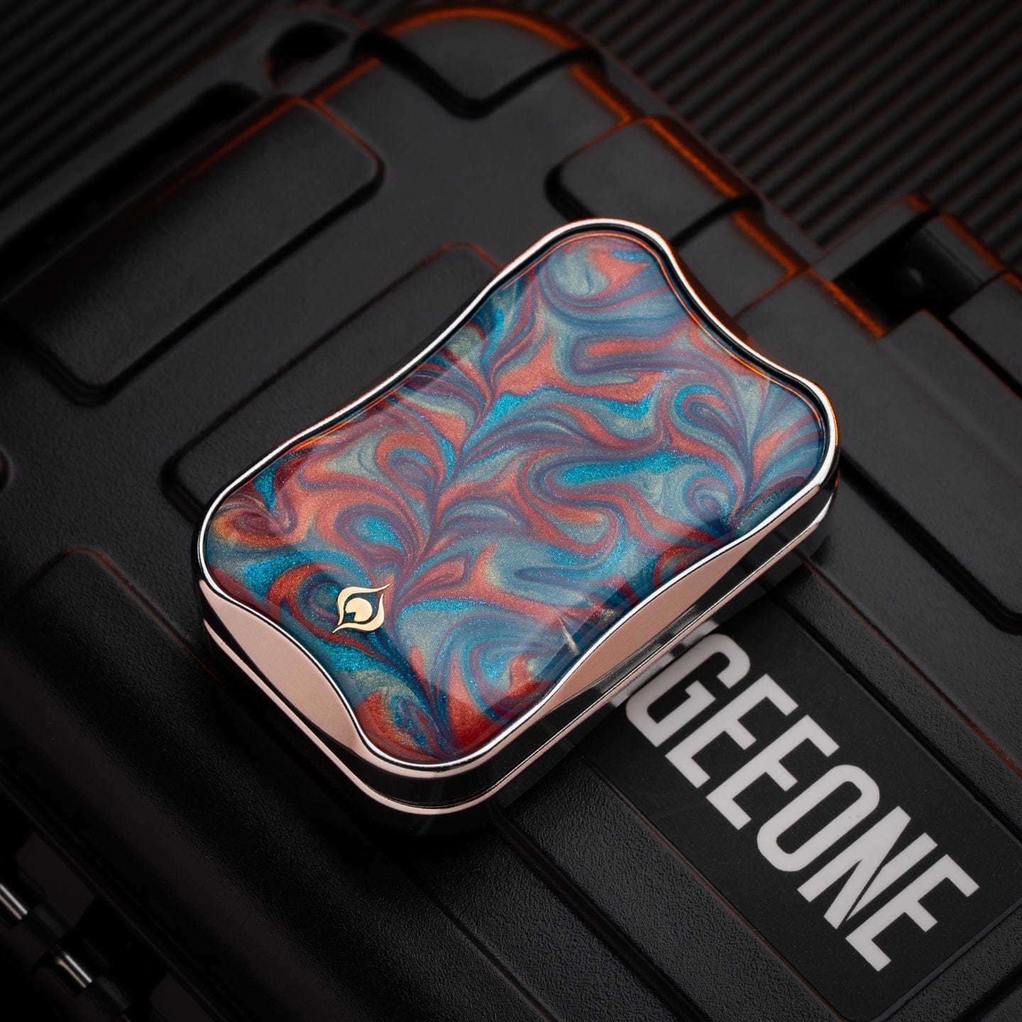 Peacock Fidget Slider Aura Sand Stainless Steel-autumn (slim version) ships in 5 days