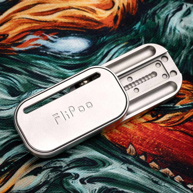 PELC Fidget Slider FliPoo Stainless Steel