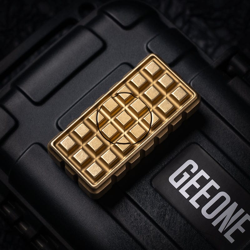Powerful Brick Fidget Spinner Powerful Brick Stonewashed Bronze