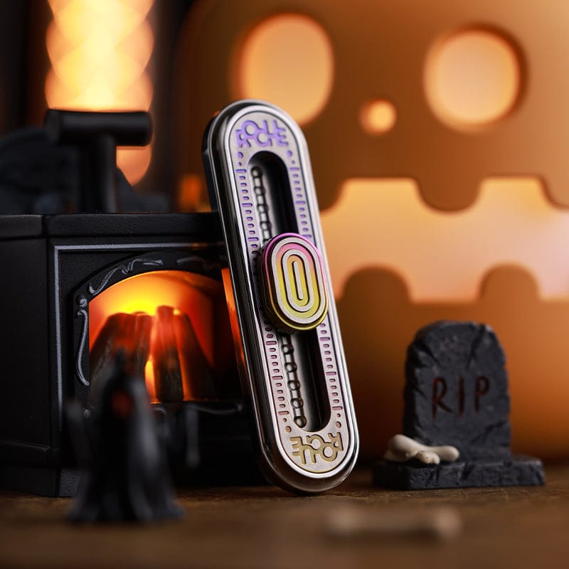 ROGUE Fidget Slider Chocolate Bar Polished Titanium (color gradient)