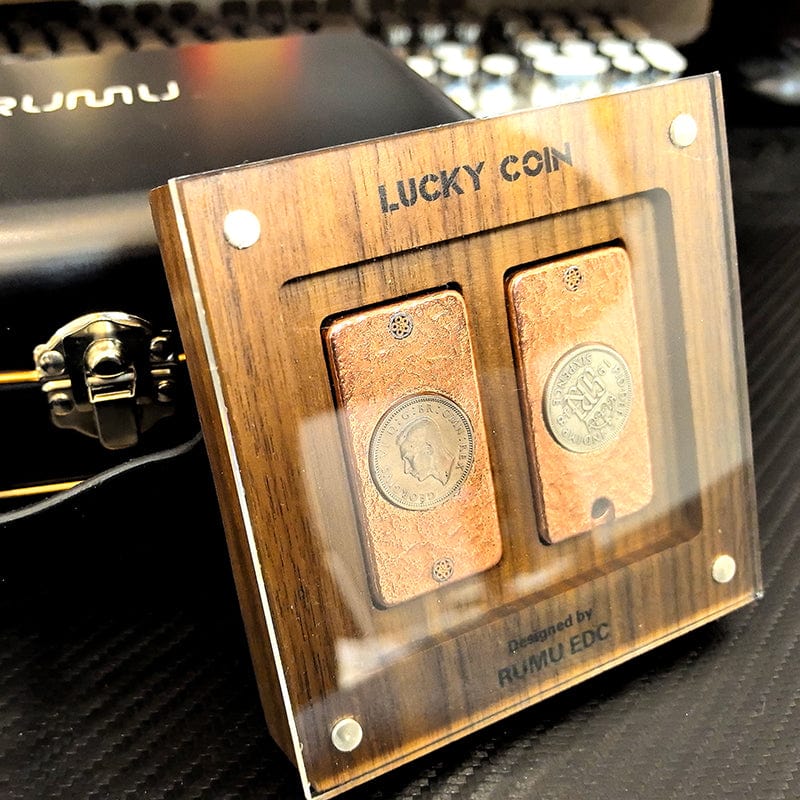 RUMU Fidget Slider Lucky Coin Copper (orange peel) ships in 90 days