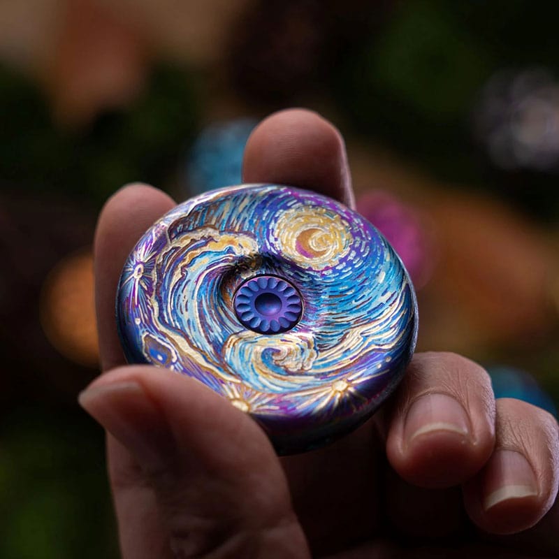 Ryan EDC Fidget Spinner Eternal Flower
