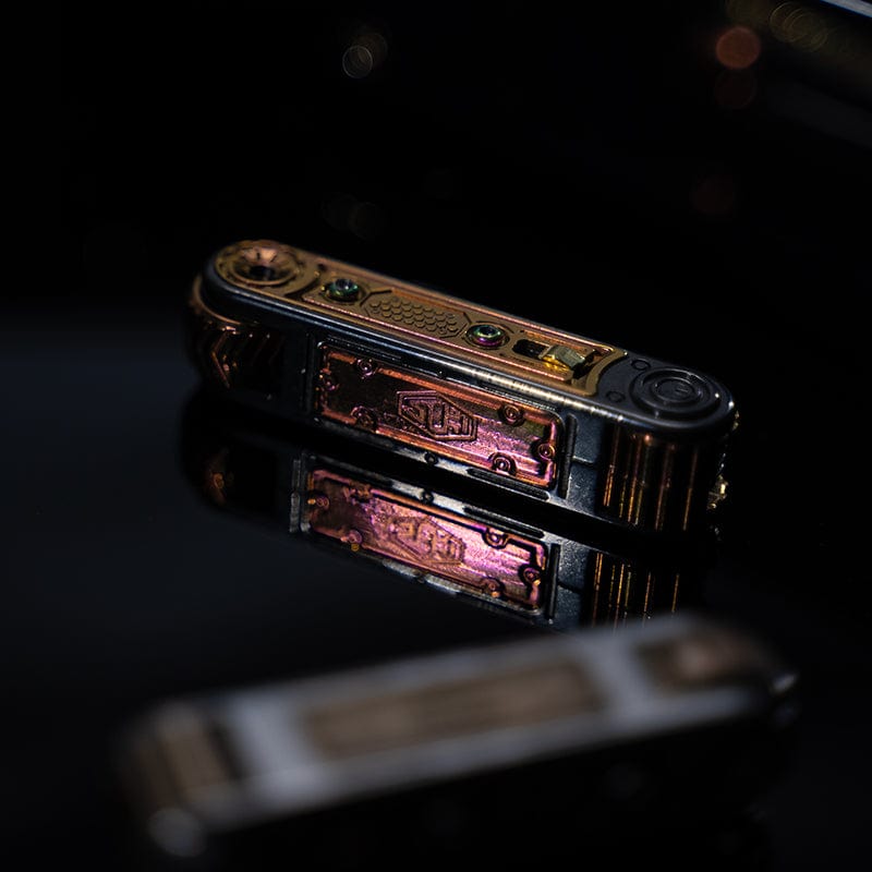 SEKI Fidget Slider Cyber Core Zirconium+Oil Slick Zirconium plate