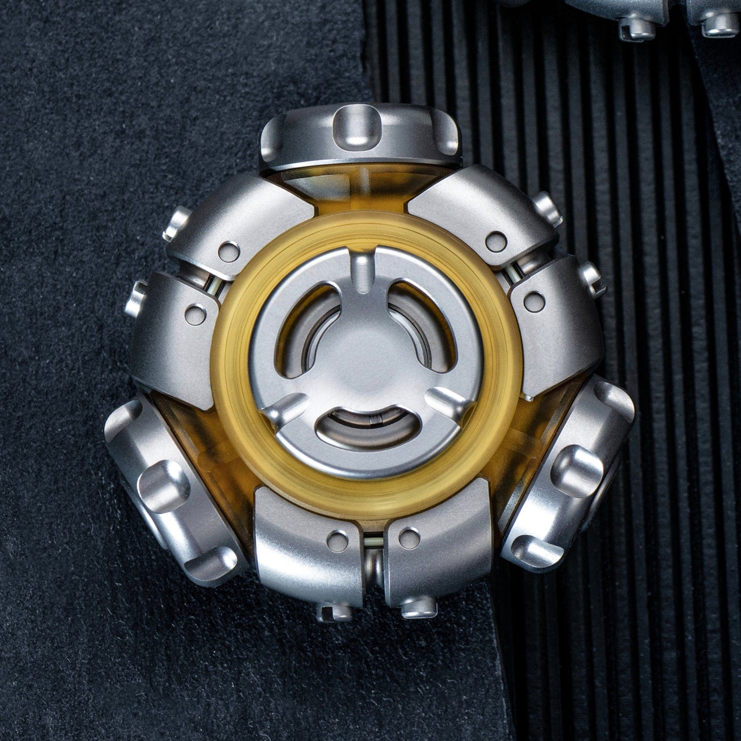 SHIHEN Studio 只禁优惠代码 Fission Ring Blasted Titanium+PEI (ships in 80 days)