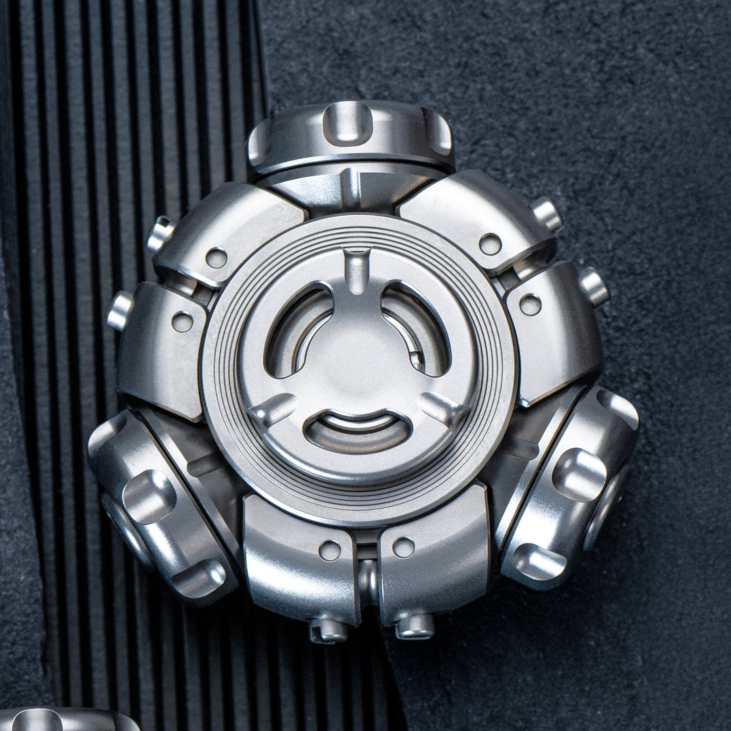 SHIHEN Studio 只禁优惠代码 Fission Ring Blasted Titanium (ships in 80 days)