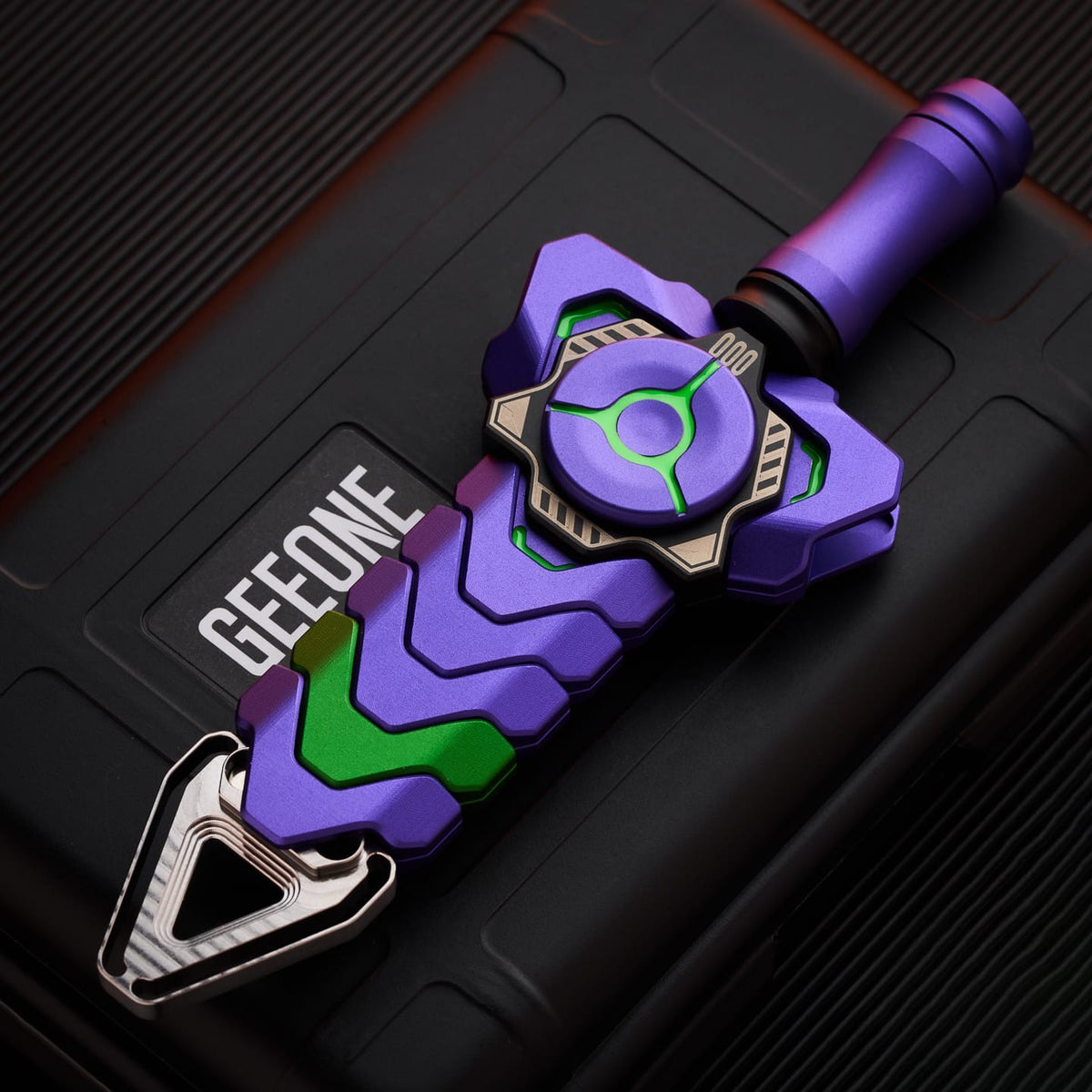 Sky Nest EDC 只禁优惠代码 Rattlesnake Sword Aluminum (Purple&Green)-Exclusive (ships in 30 days)