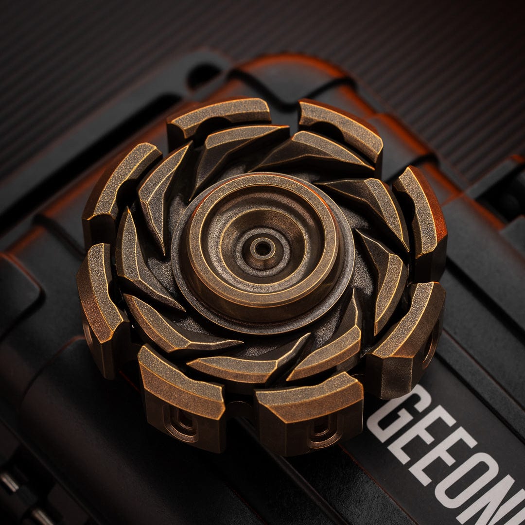 T-MAX Fidget Spinner Lava Turbine S Distress Brass