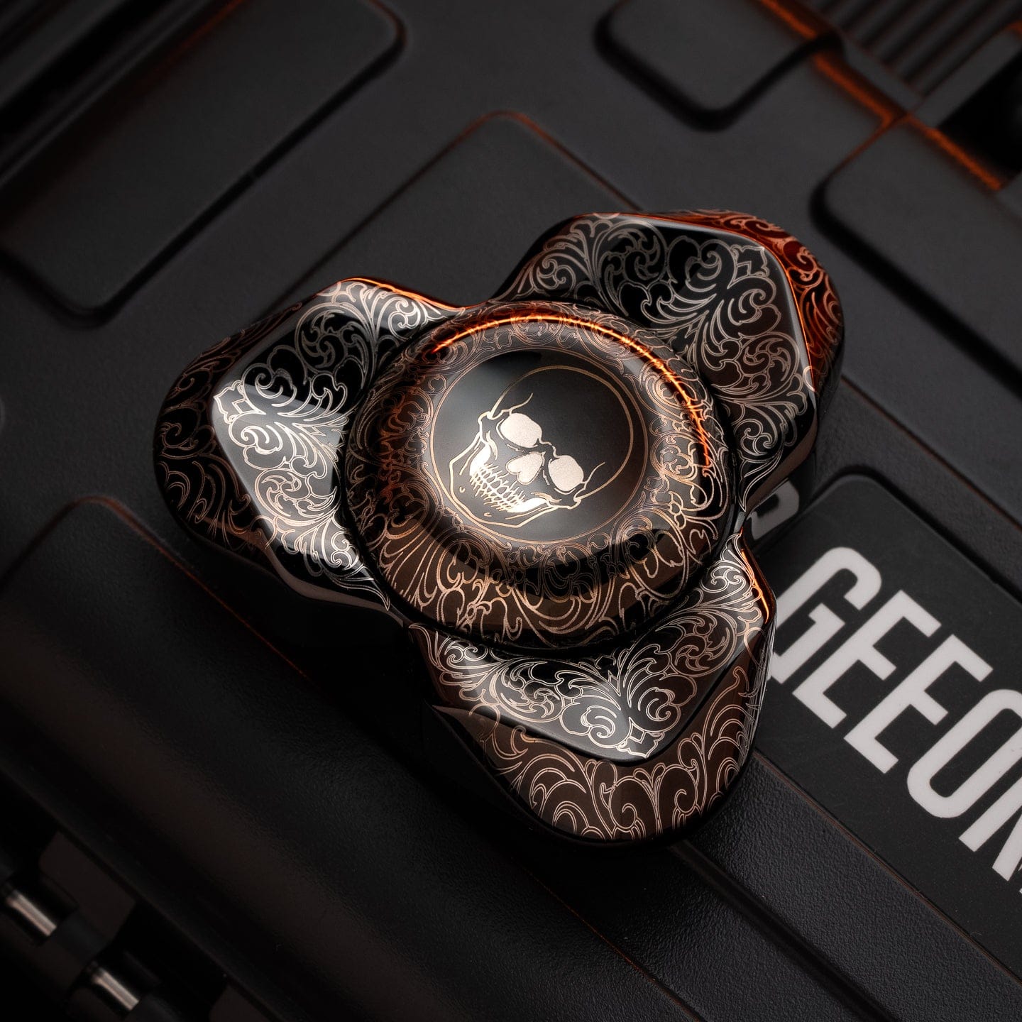 TIER I Fidget Spinner Feather Spinner Tri-Stainless Steel+Titanium (MINI)