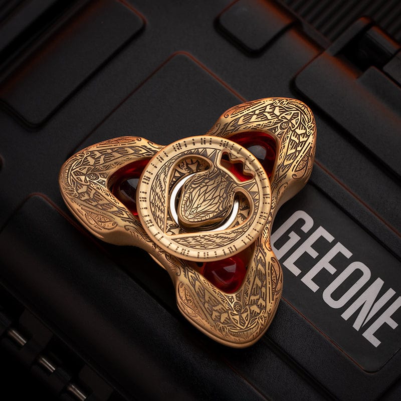 TIGO Production Fidget Spinner Apophis Brass-Year of the Snake