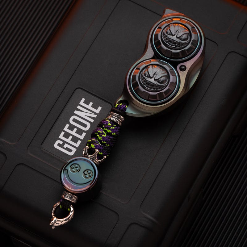 TK Fidget Slider Pea Pod MINI Zirconium/Titanium+smile braiding kit