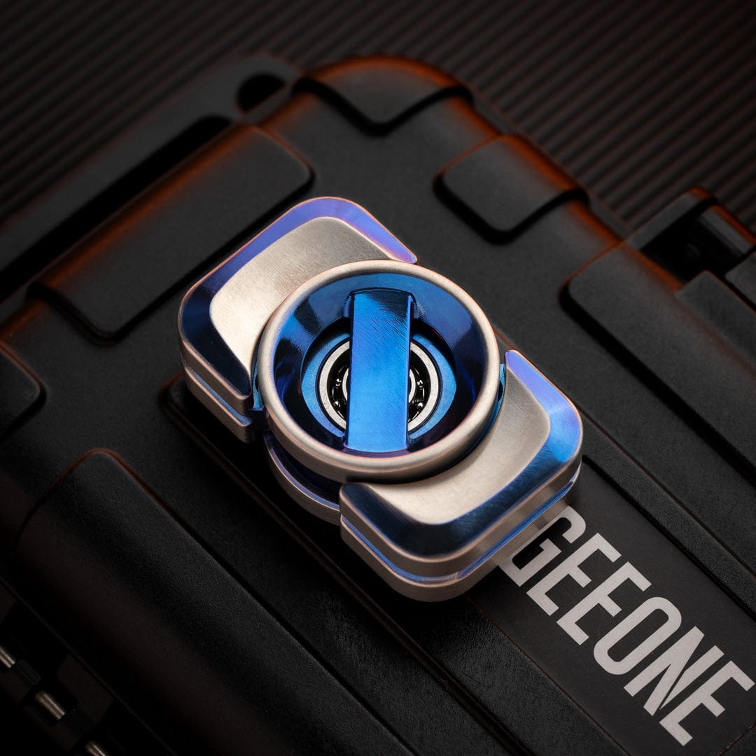 TQ EDC Fidget Spinner SOAP Titanium blue
