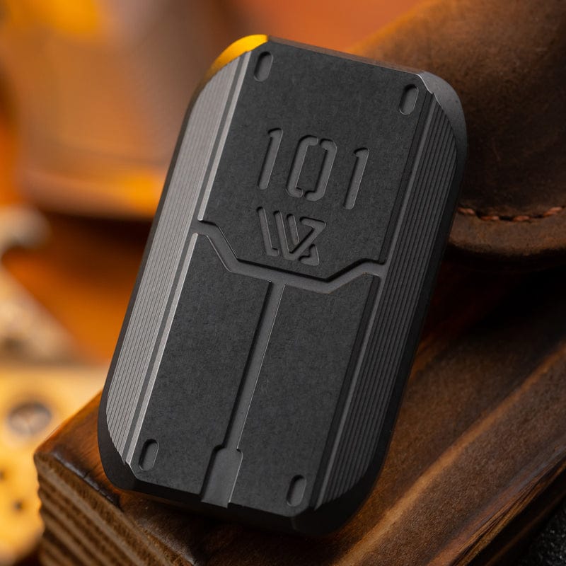 WANWU Fidget Slider REACTIVE ARMOR SHIELD Stonewashed Stainless Steel
