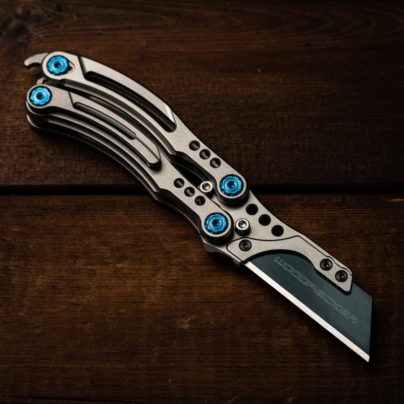 WANWU Multi Tool Gloom Balisong Primary Titanium Balisong