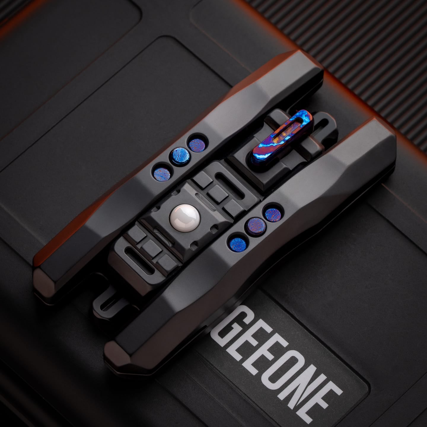 WJ EDC 只禁优惠代码 Falcon Escort Cruiser Zirconium+Mokuti (White bead)