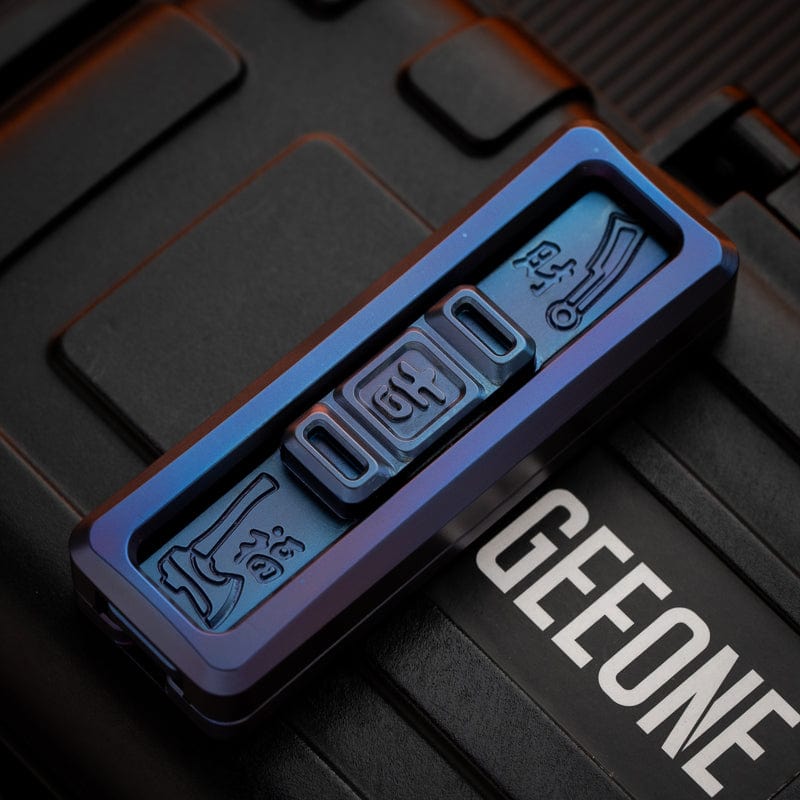 WJ EDC Loong Slider Titanium Blue