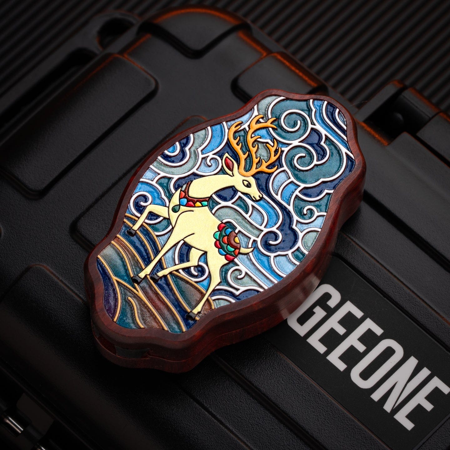 Wood&Flower 只禁优惠代码 Flower Slider Bloodwood- lucky deer