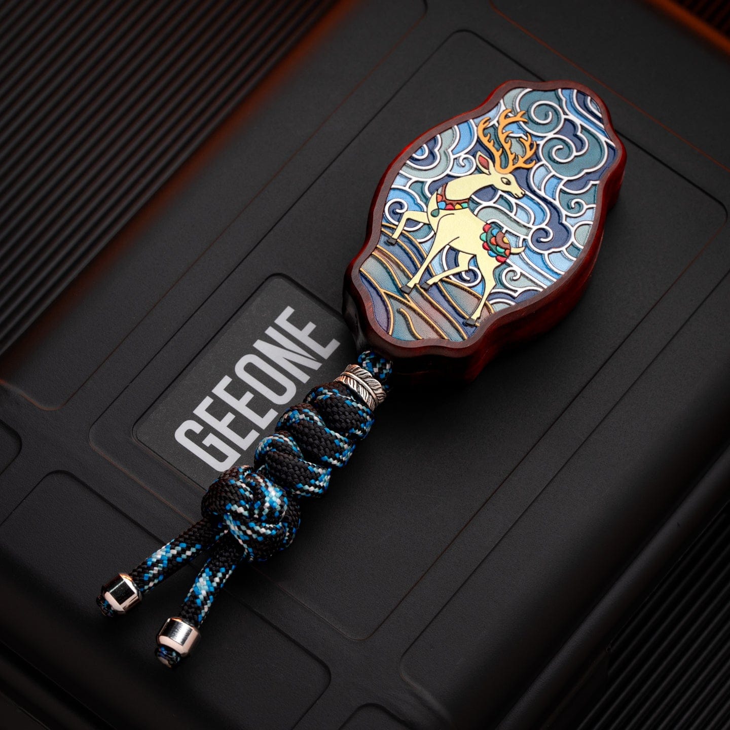 Wood&Flower Fidget Slider Flower Slider Bloodwood- lucky deer braiding kit