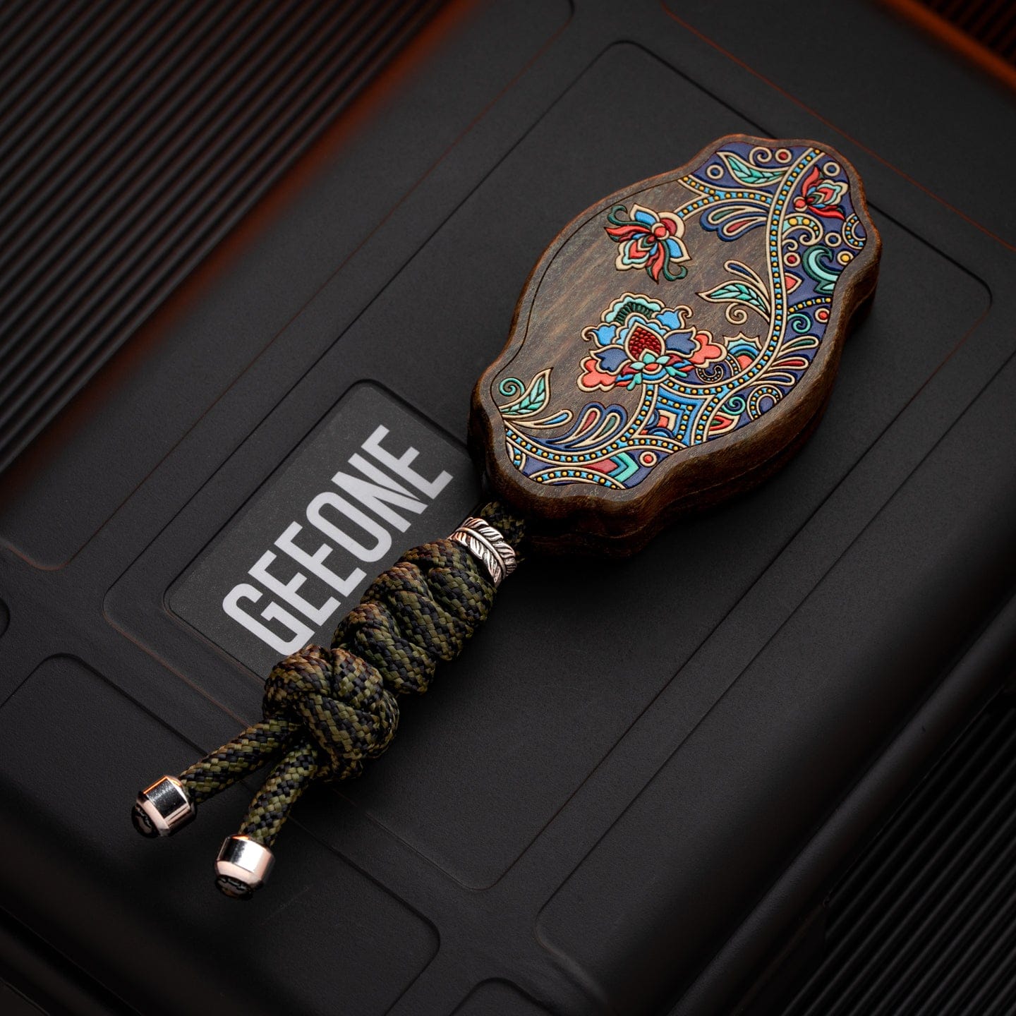 Wood&Flower Fidget Slider Flower Slider Green Sandalwood-wish braiding kit