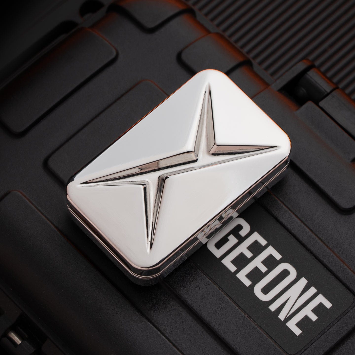 YC EDC Fidget Slider Breakthrough Polished Titanium