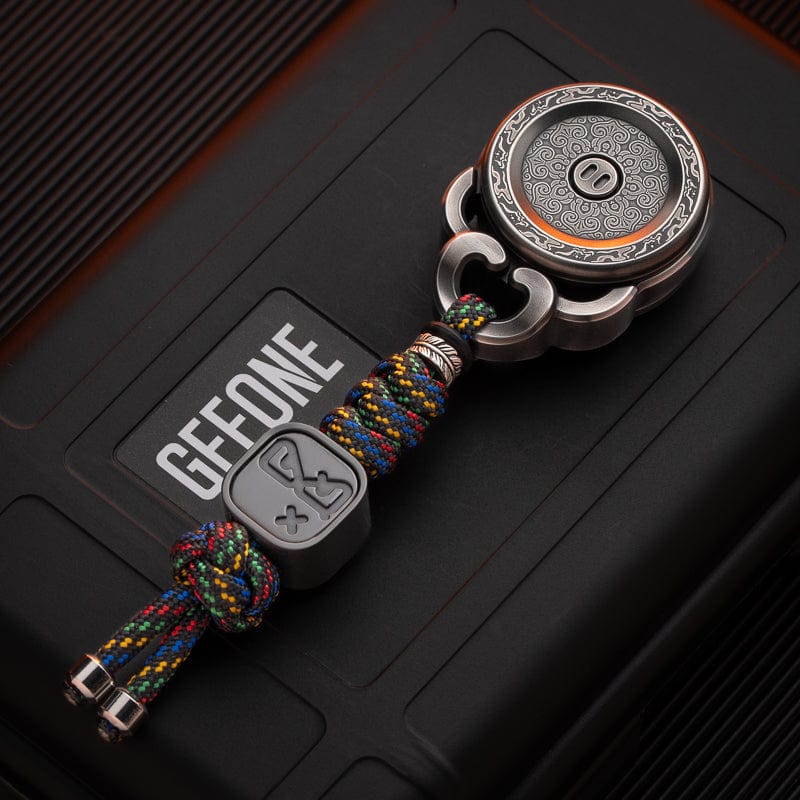 YEDC Fidget Slider PanYun 3.0 Stainless Steel+Emotional cube braiding kit