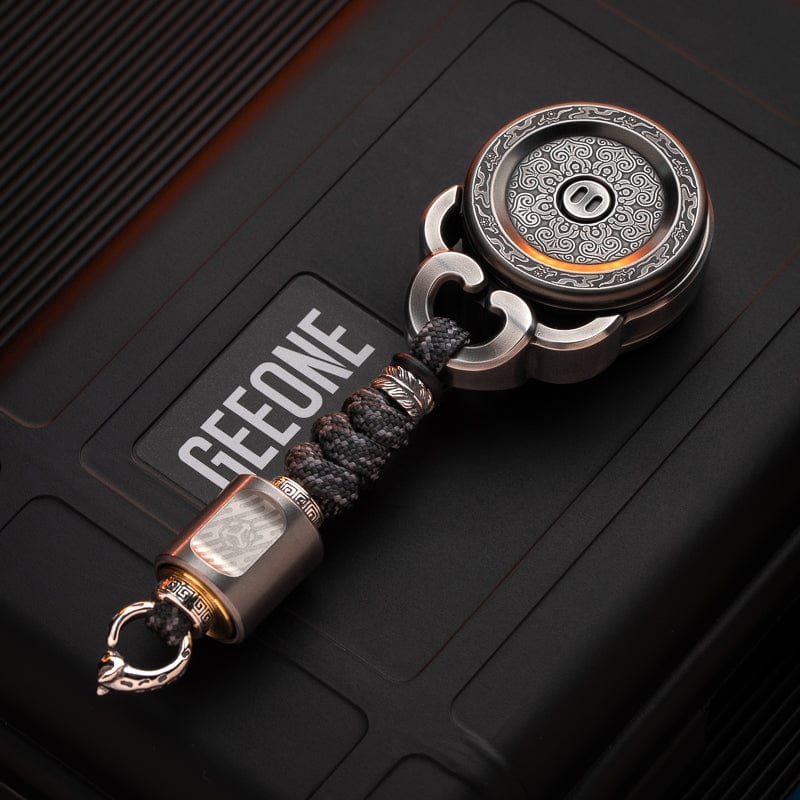 YEDC Fidget Slider PanYun 3.0 Stainless Steel+Titanium Scroll braiding kit