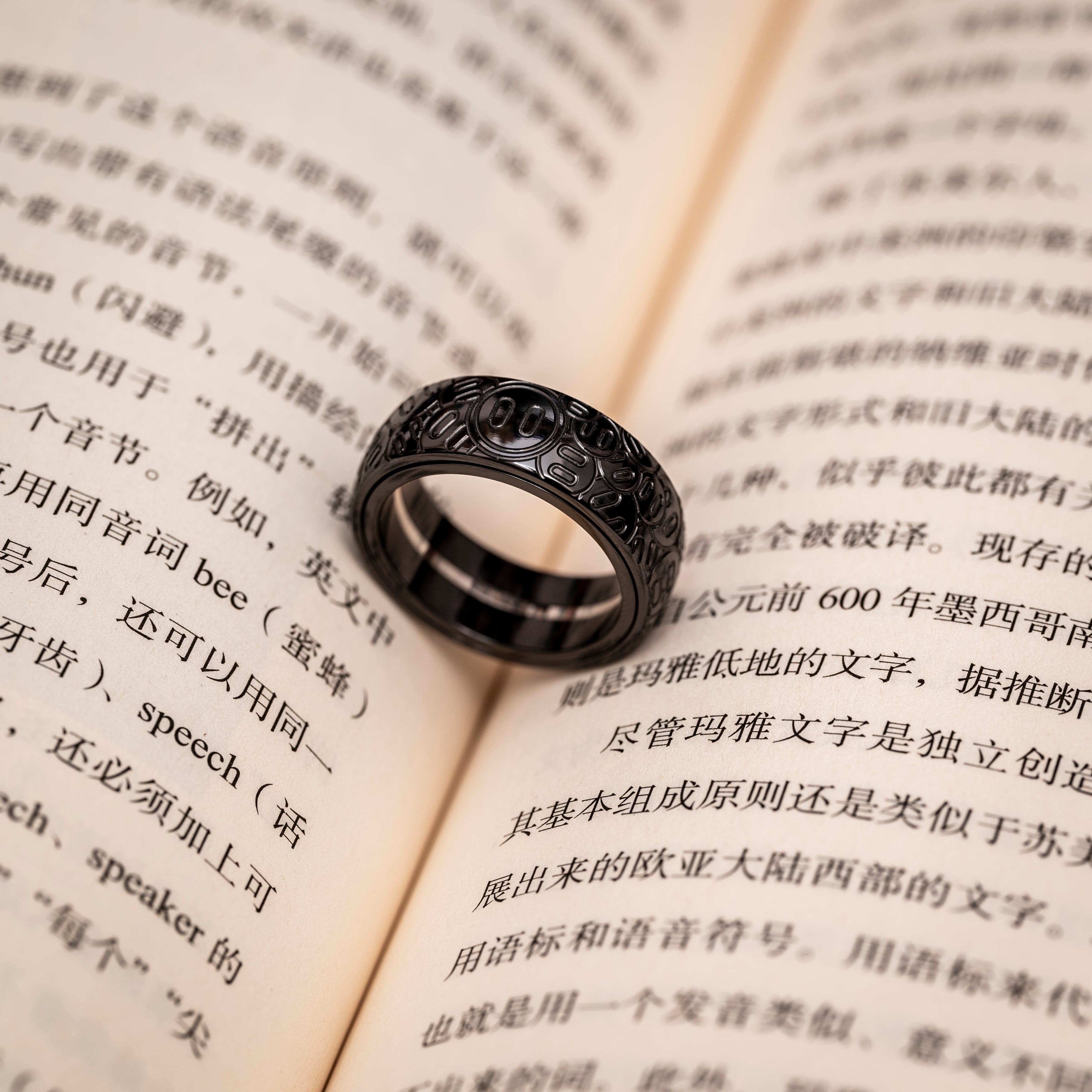 YEDC Fidget Slider Pig Ring