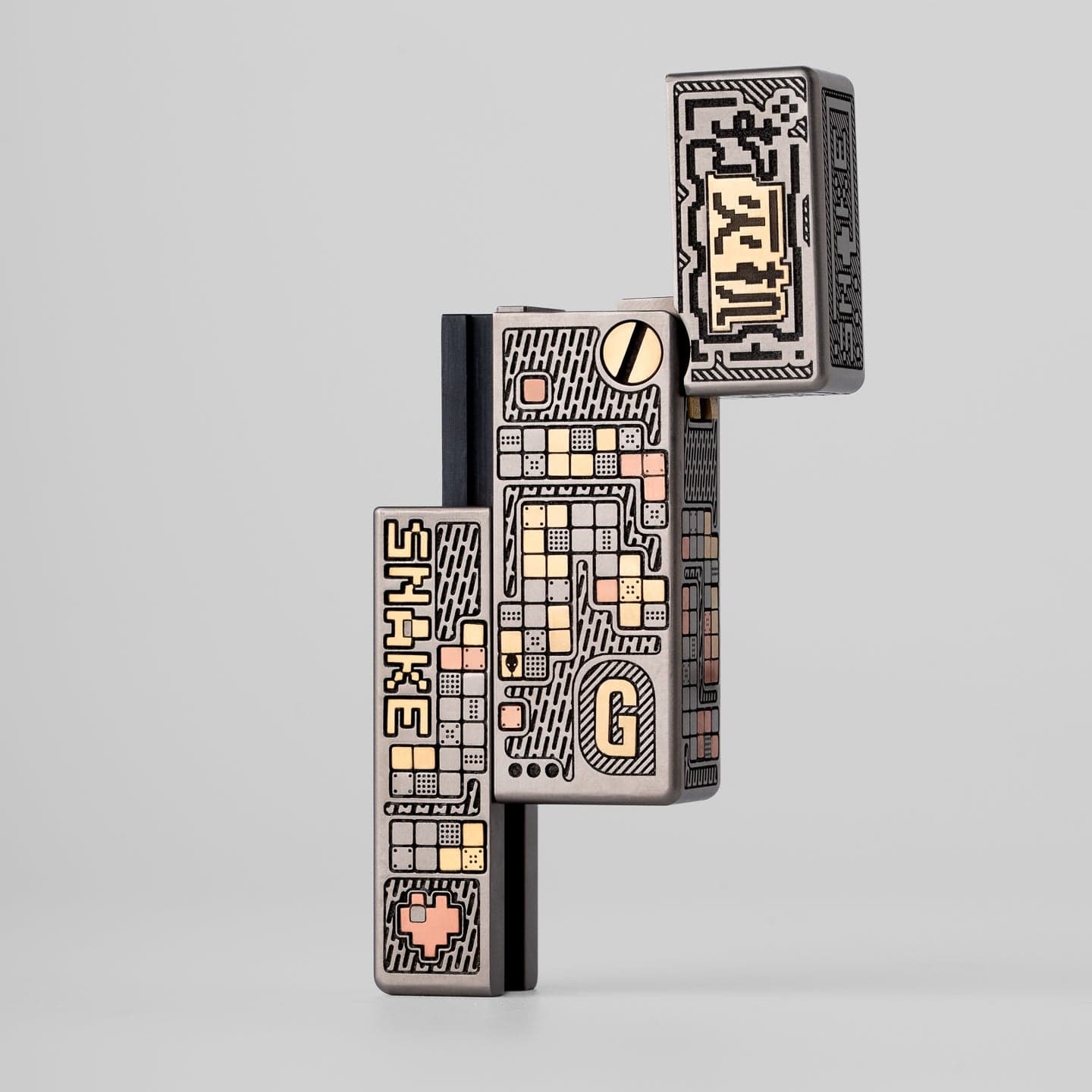 YOLO STUDIO 只禁优惠代码 NO FIRE (Engraving version) Titanium engraving