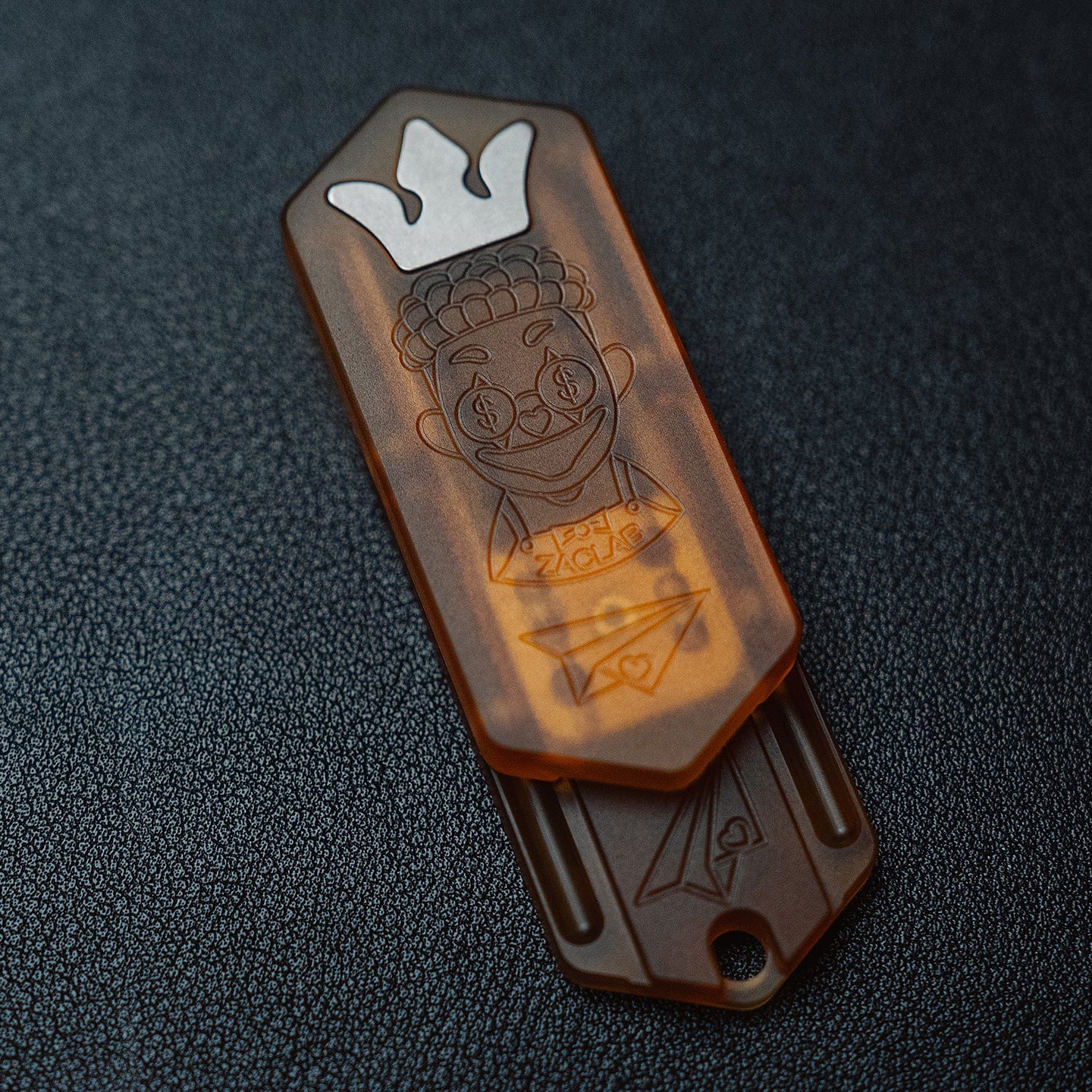 ZacLab Fidget Slider Plane Frosted PEI (2.0 version) ships in 5 days