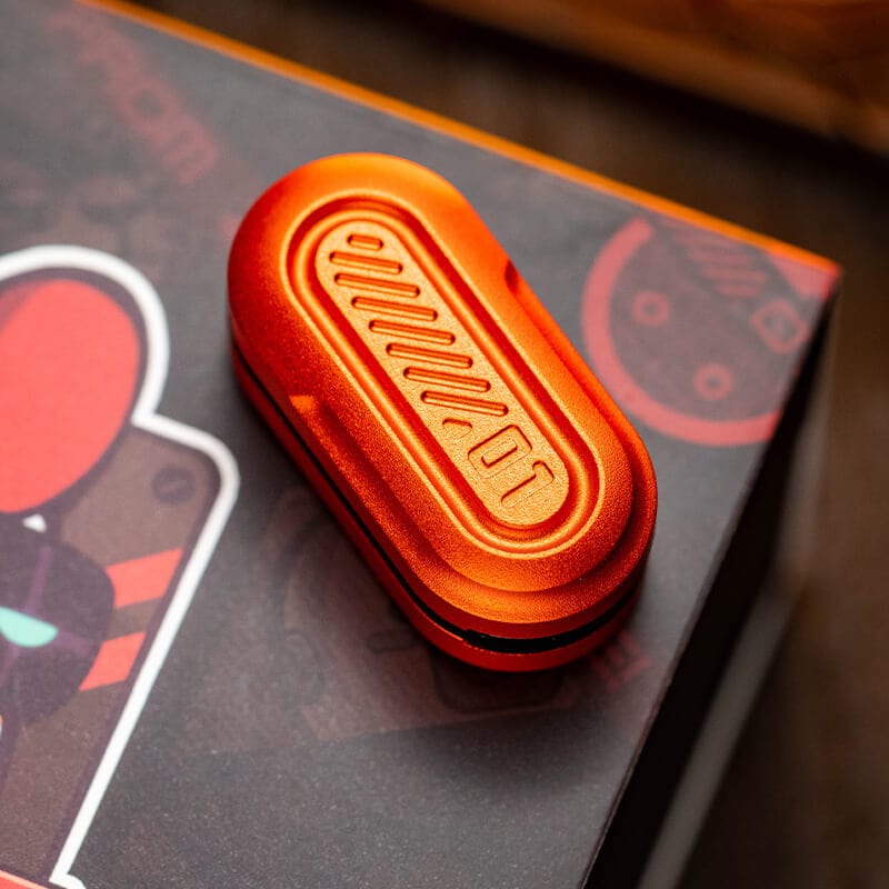 01EDC Fidget Slider Pod Pod 2023 Version / Orange Aluminum (23 Version)