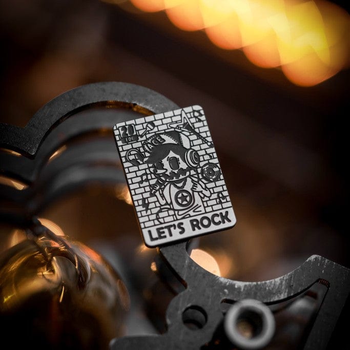 ACEdc Fidget Slider Stamp Stainless Steel Rock PICO (only patch)