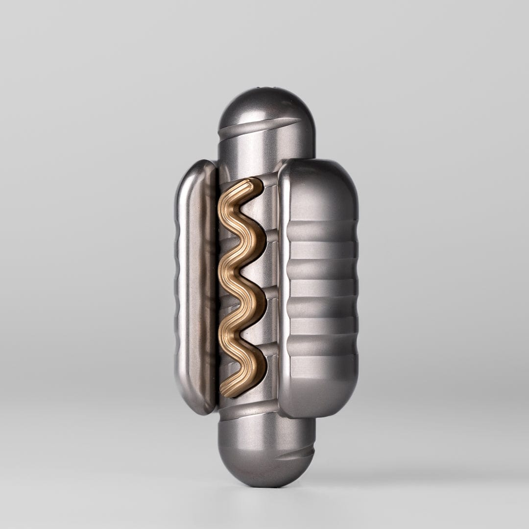 B&M Fidget Slider HOT DOG stainless steel + brass