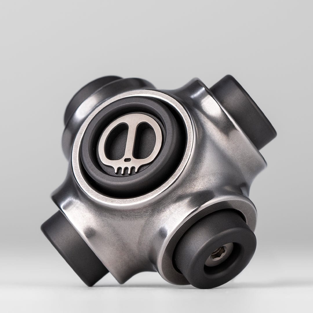 LAUTIE Fidget Spinner X-BONE stainless steel + zirconium