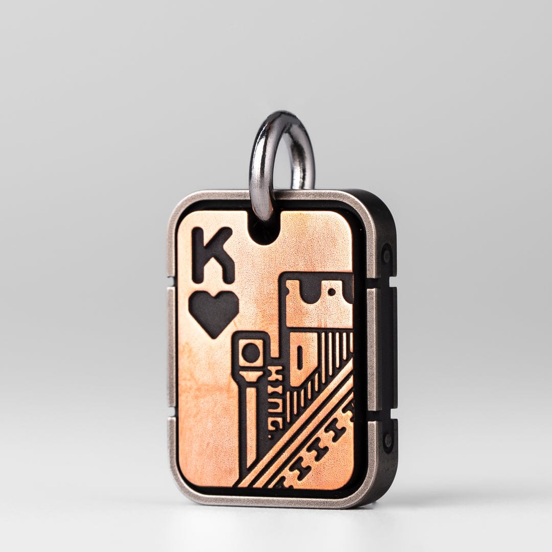 LAUTIE Pendants POKER PENDANT Red Peach K / Cupronickel + Copper