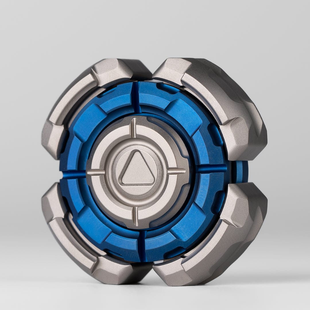 MACKIE Fidget Spinner NUCLEAR Titanium Blue