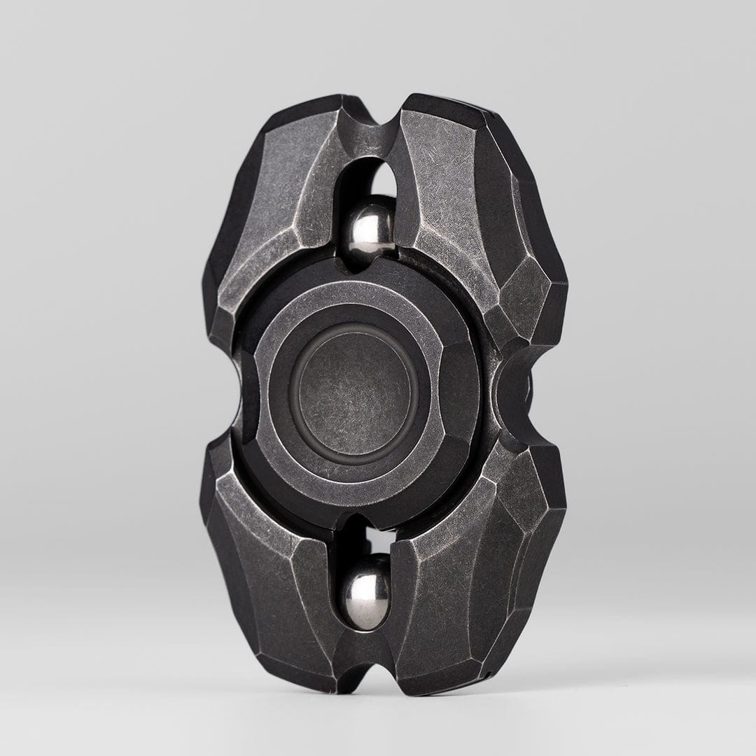 MACKIE Fidget Spinner PULSE Stainless Steel Distressed