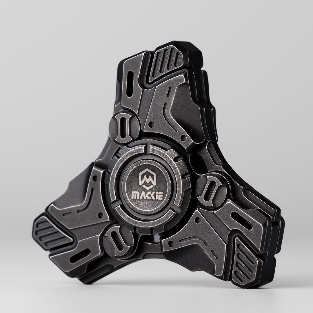 MACKIE Fidget Spinner RX-03 Stainless Steel Distressed