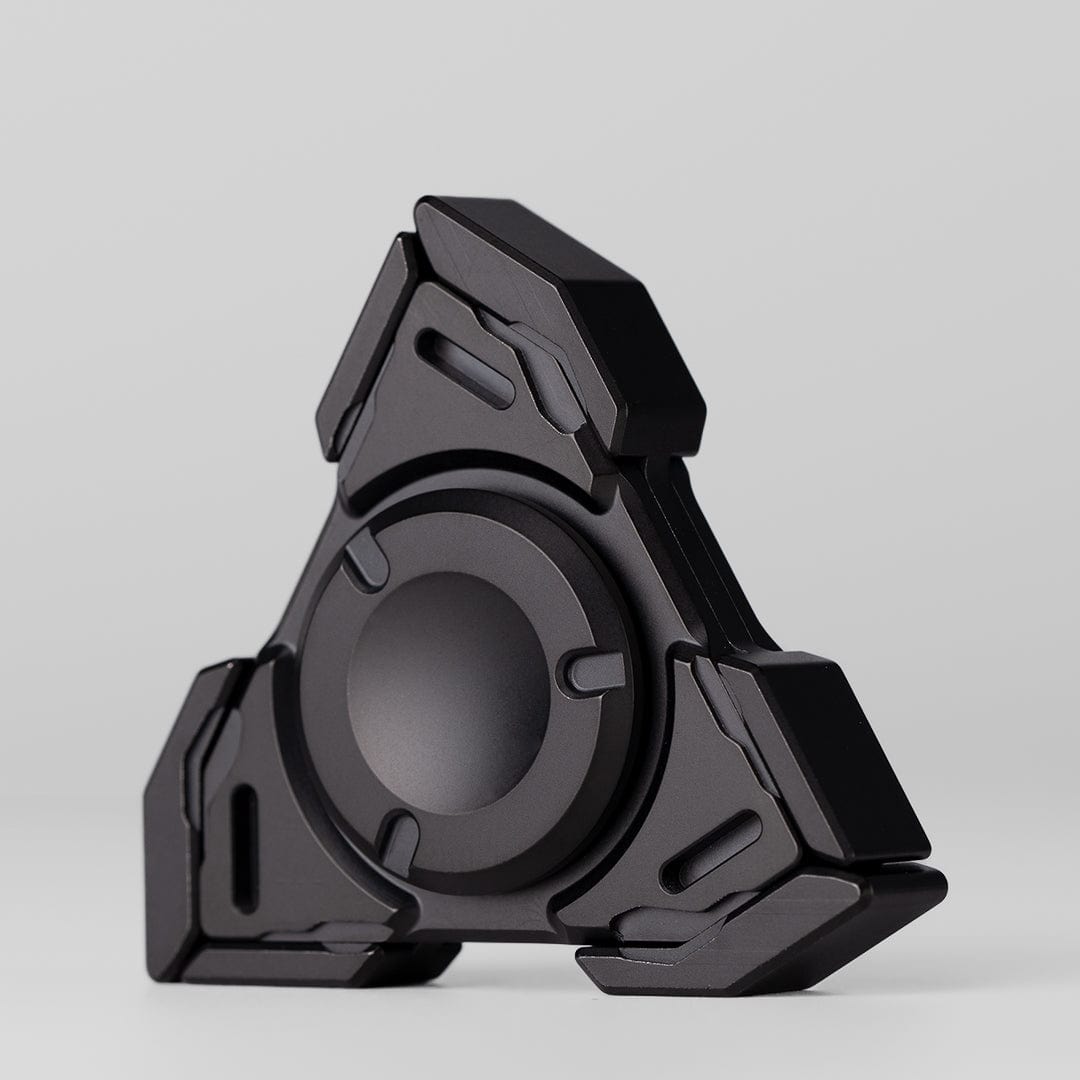 WANWU Fidget Spinner BROKEN BLADE Stainless steel black plated