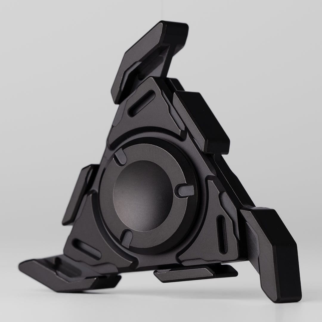 WANWU Fidget Spinner BROKEN BLADE Stainless steel black plated