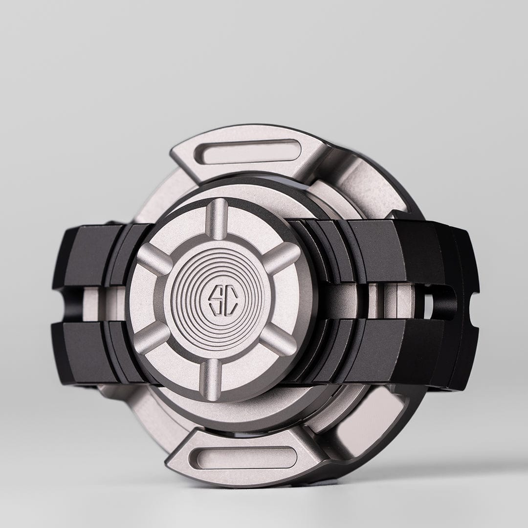 WANWU Fidget Spinner FARADAY Stainless Steel Black and White Color Matching